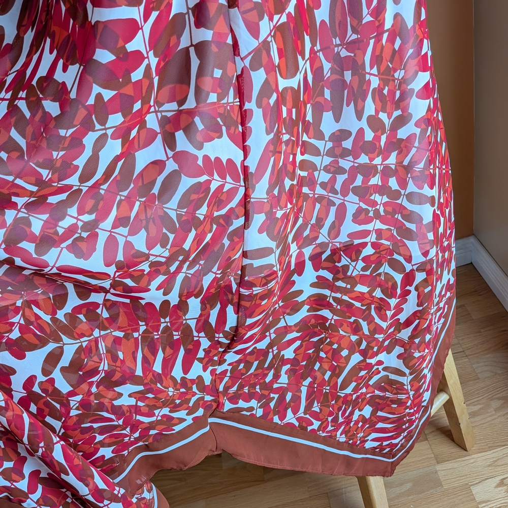 Taylor Dress Asymmetrical Hem Maxi Dress Size 8 Bright Color - Picture 9 of 14